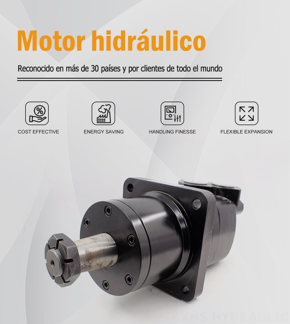 Motor Hidráulico Cicloide BM6W 310 cc/r 150 Lpm Motor hidráulico